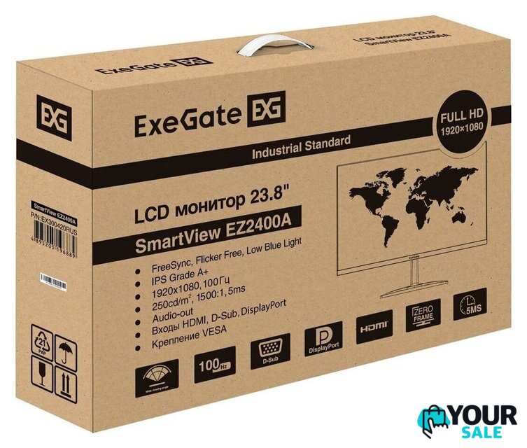 Монитор ExeGate SmartView EZ2400A EX300420RUS - Изображение №9 — Интернет-магазин Your Sale