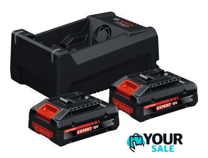 Аккумулятор с зарядным устройством Bosch 1600A0373J (18В/2x4 Ah + 10.8-18В) - Изображение №1 — Интернет-магазин Your Sale