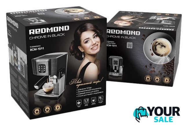 Рожковая кофеварка Redmond (Редмонд) RCM-1511 - Изображение №11 — Интернет-магазин Your Sale