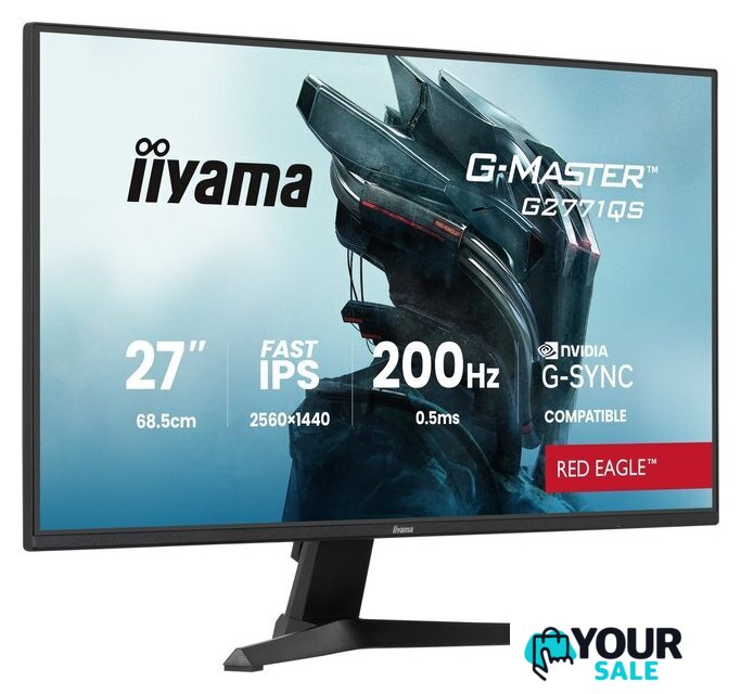 Игровой монитор iiyama G-Master Red Eagle G2771QS-B1 - Изображение №2 — Интернет-магазин Your Sale