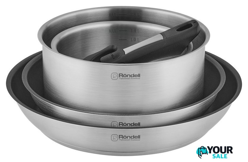 Набор кастрюль Rondell Stark RDS-1315 - Изображение №3 — Интернет-магазин Your Sale