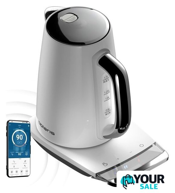 Электрический чайник Polaris PWK 1755CAD WIFI IQ Home (белый) - Изображение №1 — Интернет-магазин Your Sale