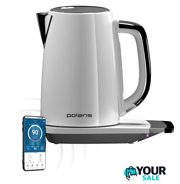 Электрический чайник Polaris PWK 1755CAD WIFI IQ Home (белый) - Изображение №3 — Интернет-магазин Your Sale