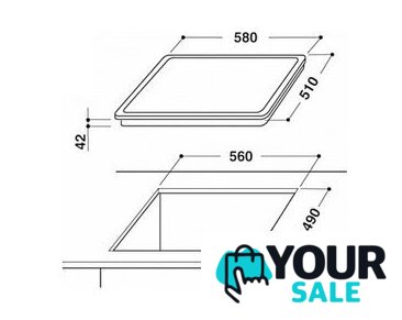 Варочная панель Whirlpool AKT 8130/BA - Изображение №2 — Интернет-магазин Your Sale