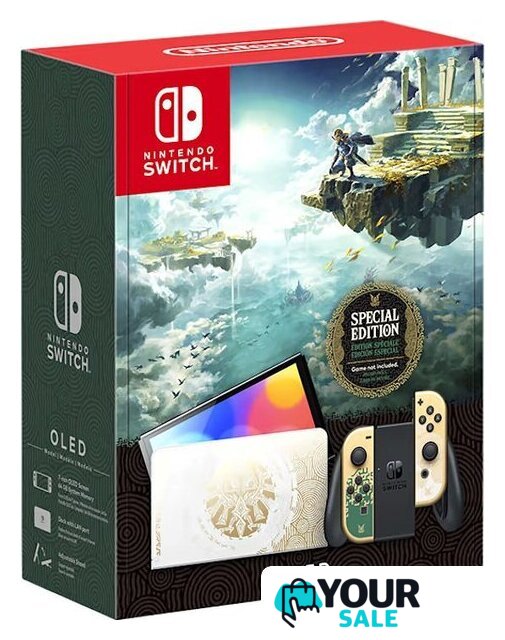 Игровая приставка Nintendo Switch OLED (The Legend of Zelda: Tears of the Kingdom Edition) - Изображение №1 — Интернет-магазин Your Sale