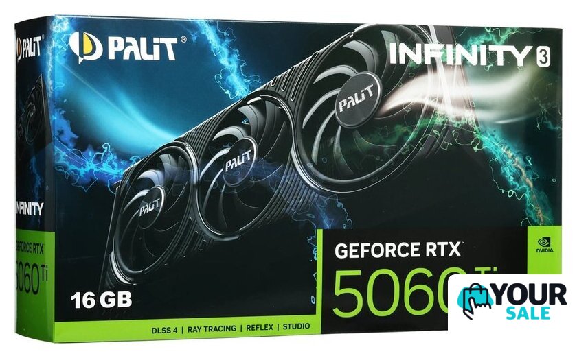 Видеокарта Palit GeForce RTX 5060 Ti Infinity 3 V1 16GB NE7506T019T1-GB2061Y - Изображение №8 — Интернет-магазин Your Sale