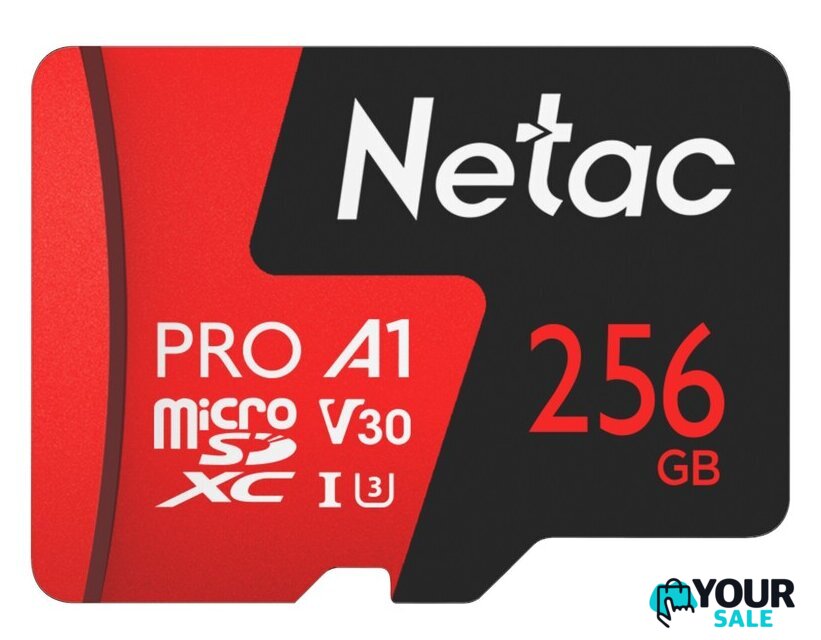 Карта памяти Netac 256GB 500 Extreme Pro NT02P500PRO-256G-R (с адаптером) - Изображение №1 — Интернет-магазин Your Sale