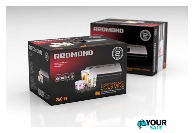 Бескамерный вакуумный упаковщик Redmond (Редмонд) RVS-M021 - Изображение №7 — Интернет-магазин Your Sale