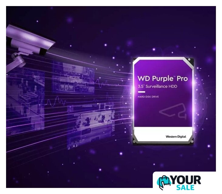 Жесткий диск WD Purple Pro 12TB WD121PURP - Изображение №3 — Интернет-магазин Your Sale