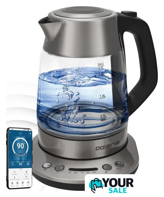 Электрический чайник Polaris PWK 1775CGLD Wi-Fi IQ Home - Изображение №1 — Интернет-магазин Your Sale