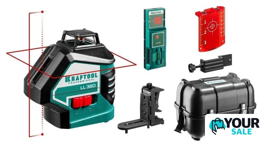 Лазерный нивелир KRAFTOOL LL360-4 34645-4 - Изображение №1 — Интернет-магазин Your Sale