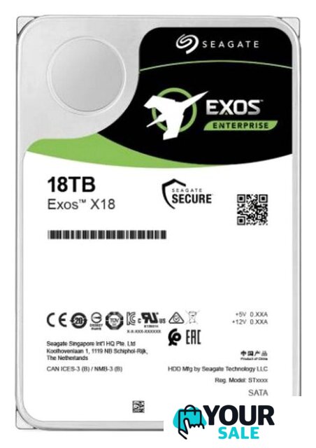 Жесткий диск Seagate Exos X18 18TB ST18000NM004J - Изображение №1 — Интернет-магазин Your Sale