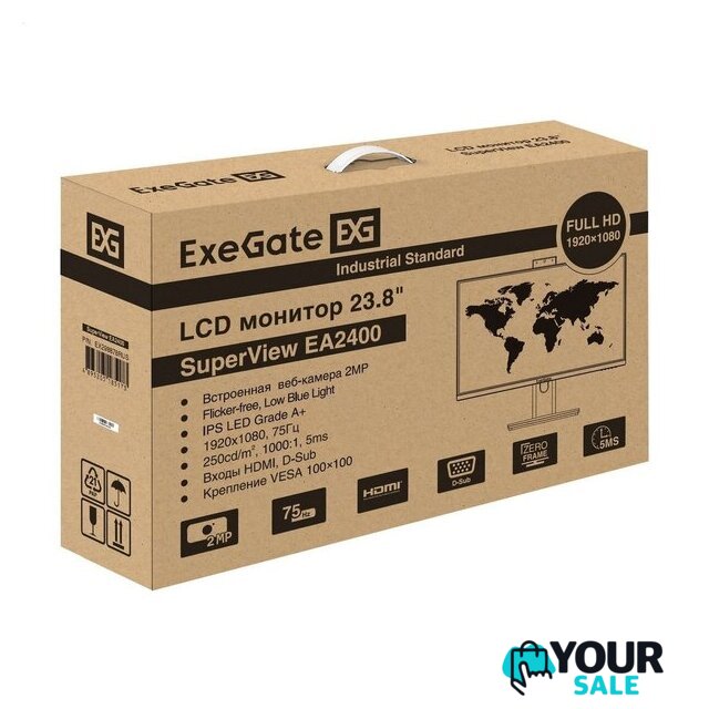 Монитор ExeGate SuperView EA2400 EX298878RUS - Изображение №12 — Интернет-магазин Your Sale