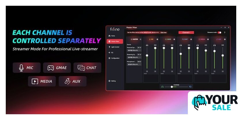 Проводной микрофон FIFINE AM8PROT (черный) - Изображение №15 — Интернет-магазин Your Sale