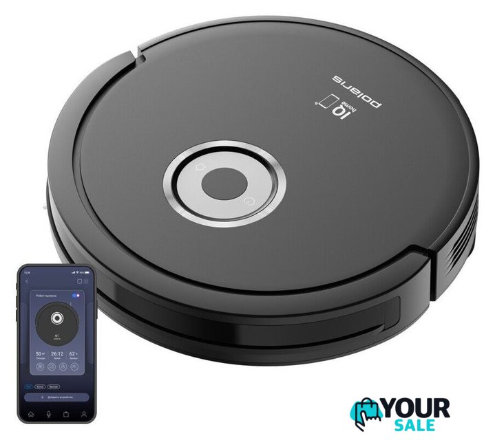 Робот-пылесос Polaris PVCR G2 3200 IQ Home Aqua (черный) - Изображение №1 — Интернет-магазин Your Sale