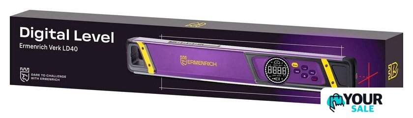 Уровень электронный Ermenrich Verk LD40 с лазером 85683 - Изображение №2 — Интернет-магазин Your Sale