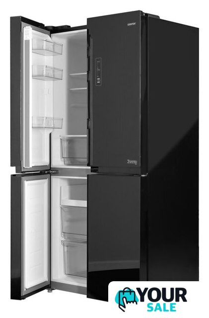 Четырёхдверный холодильник CENTEK CT-1756 NF Black Glass - Изображение №3 — Интернет-магазин Your Sale