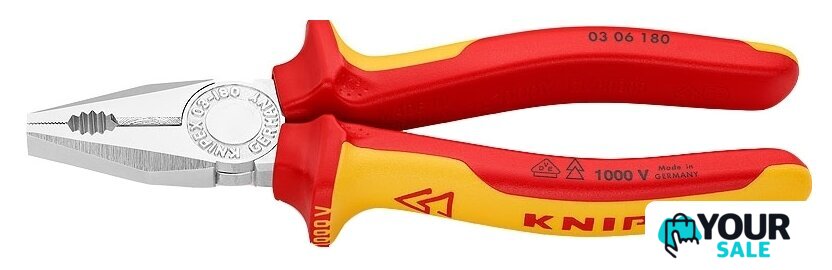Строительный, слесарный, монтажный инструмент Knipex 03 06 180 - Изображение №1 — Интернет-магазин Your Sale