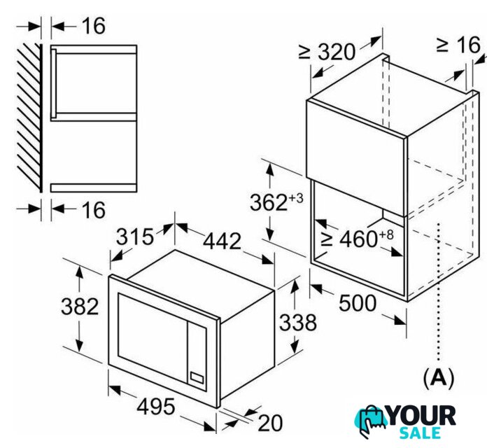 Микроволновая печь Bosch Serie 2 BFL523MB4 - Изображение №7 — Интернет-магазин Your Sale