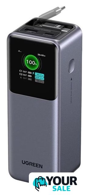 Внешний аккумулятор Ugreen PB726 20000mAh (серый) - Изображение №2 — Интернет-магазин Your Sale