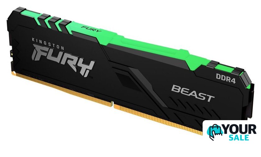 Оперативная память Kingston FURY Beast RGB 2x8GB DDR4 PC4-25600 KF432C16BBAK2/16 - Изображение №3 — Интернет-магазин Your Sale