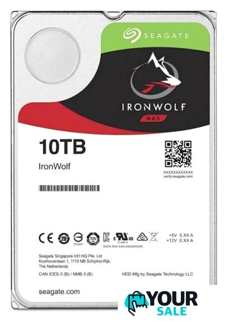 Жесткий диск Seagate IronWolf 10TB ST10000VN000 - Изображение №1 — Интернет-магазин Your Sale