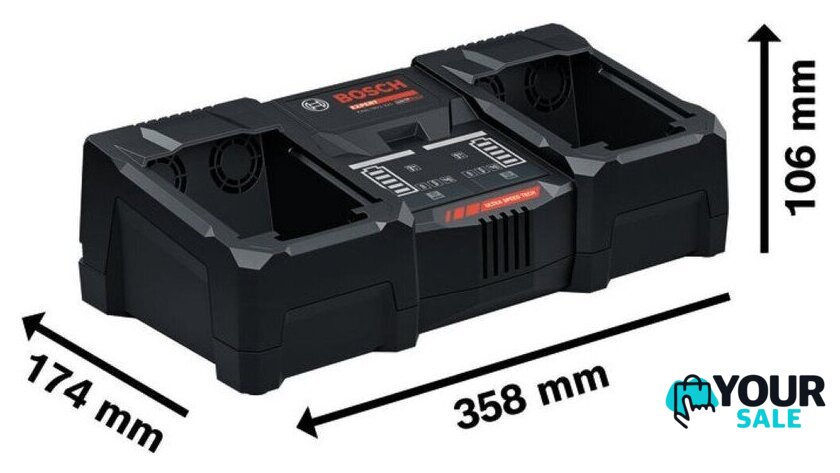 Зарядное устройство Bosch EXAL18V2-320 1600A02YG5 (18В + кейс) - Изображение №2 — Интернет-магазин Your Sale