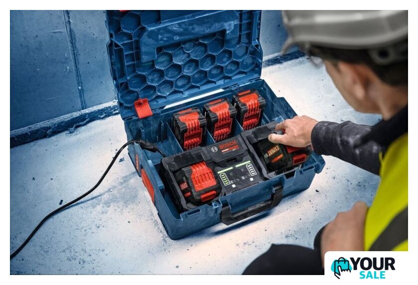 Зарядное устройство Bosch EXAL18V2-320 1600A02YG5 (18В + кейс) - Изображение №4 — Интернет-магазин Your Sale