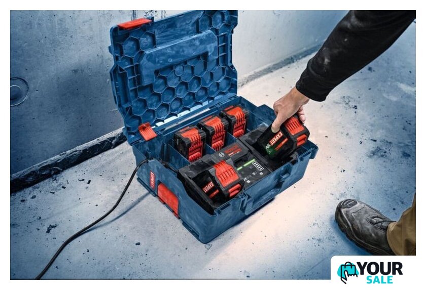 Зарядное устройство Bosch EXAL18V2-320 1600A02YG5 (18В + кейс) - Изображение №5 — Интернет-магазин Your Sale