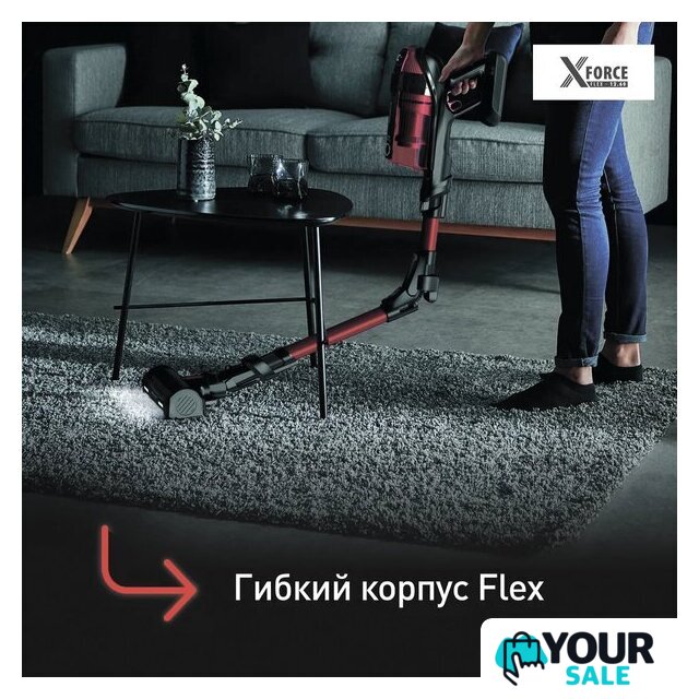 Пылесос Tefal X-Force Flex 12.60 Animal Care TY98A9WO - Изображение №4 — Интернет-магазин Your Sale