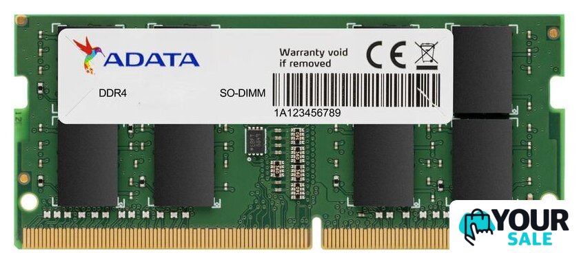 Оперативная память ADATA Premier 8ГБ DDR4 SODIMM 3200 МГц AD4S32008G22-SGN - Изображение №1 — Интернет-магазин Your Sale