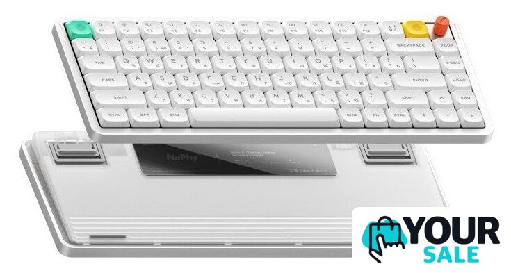 Клавиатура NuPhy Air75 V3 Nova White (Brown Nano, нет кириллицы) - Изображение №3 — Интернет-магазин Your Sale