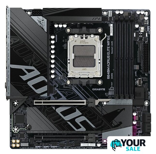 Материнская плата Gigabyte B840M Aorus Elite WiFi6e - Изображение №1 — Интернет-магазин Your Sale