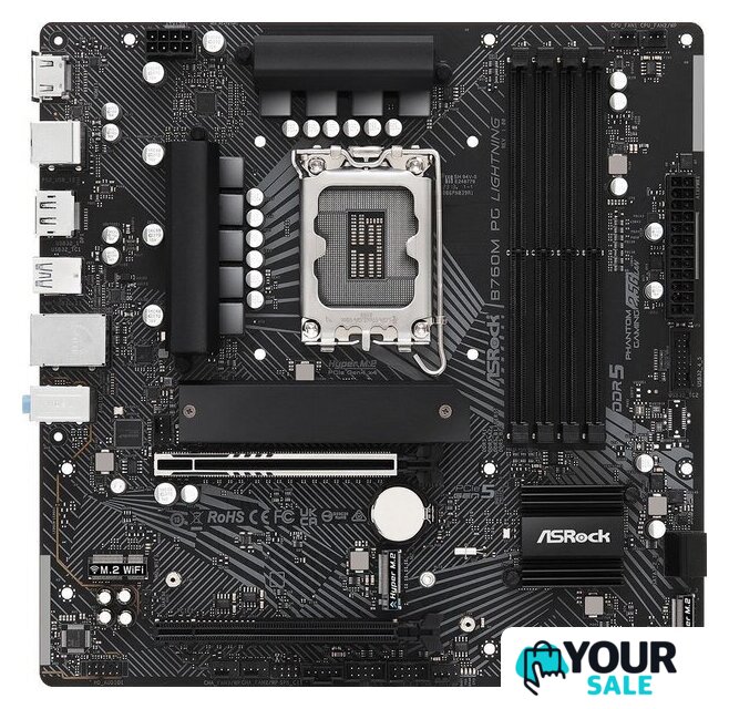 Материнская плата ASRock B760M PG Lightning - Изображение №2 — Интернет-магазин Your Sale