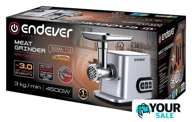 Мясорубка Endever Sigma-112 - Изображение №10 — Интернет-магазин Your Sale