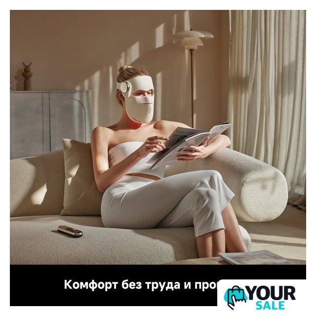 Маска для омоложения лица Dreame Chrona Photon Anti-Aging Skincare Mask (белый) - Изображение №20 — Интернет-магазин Your Sale