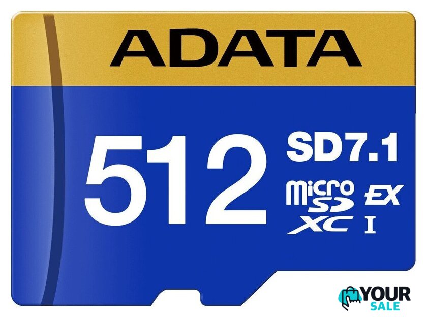 Карта памяти ADATA Premier Extreme microSDXC SD7.1 512GB UD512GEX3L1-C - Изображение №1 — Интернет-магазин Your Sale
