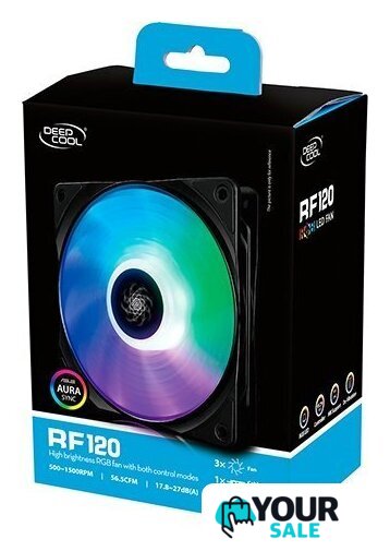 Комплект вентиляторов для корпуса DeepCool RF 120 (3 шт.) - Изображение №8 — Интернет-магазин Your Sale