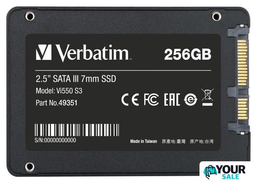 SSD Verbatim Vi550 S3 512GB 49352 - Изображение №2 — Интернет-магазин Your Sale