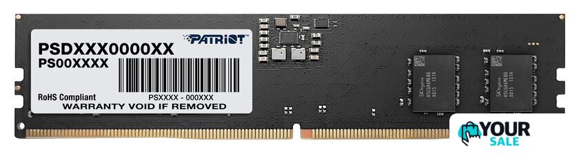 Оперативная память Patriot Signature Line 8ГБ DDR5 4800 МГц PSD58G480041 - Изображение №1 — Интернет-магазин Your Sale