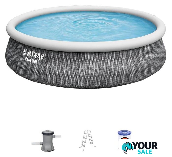 Надувной бассейн Bestway Fast Set 57372 (457x107) - Изображение №1 — Интернет-магазин Your Sale