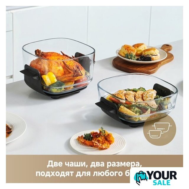 Аэрогриль (аэрофритюрница) Dreame Air Fryer PT60 (серый) - Изображение №17 — Интернет-магазин Your Sale