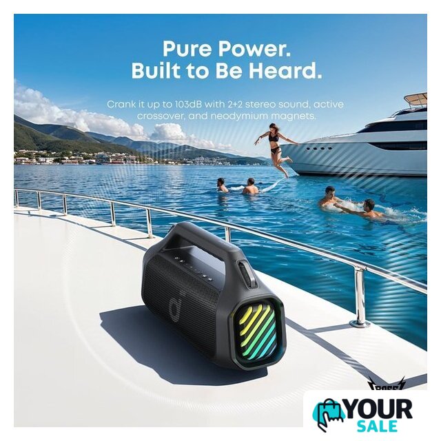 Беспроводная колонка Anker SoundCore Boom 2 Pro (черный) - Изображение №8 — Интернет-магазин Your Sale