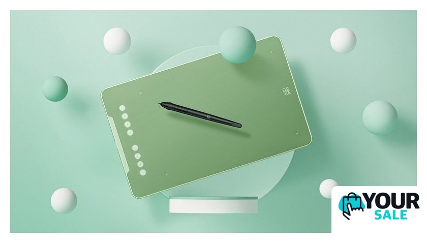 Графический планшет XP-Pen Deco 01 V3 (зеленый) - Изображение №3 — Интернет-магазин Your Sale