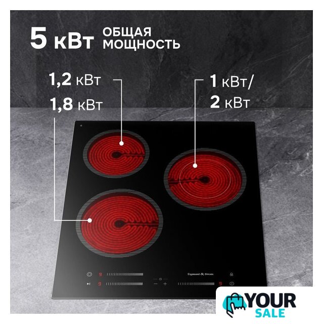 Варочная панель Zigmund & Shtain CN 53.4 B - Изображение №4 — Интернет-магазин Your Sale