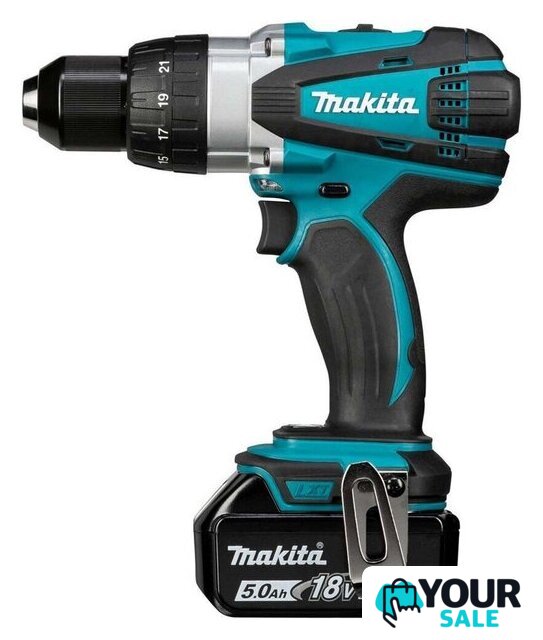Дрель-шуруповерт Makita DDF458RTJ (с 2-мя АКБ, кейс) - Изображение №2 — Интернет-магазин Your Sale