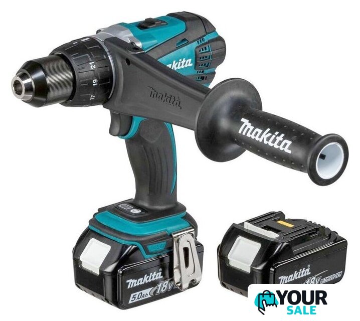 Дрель-шуруповерт Makita DDF458RTJ (с 2-мя АКБ, кейс) - Изображение №3 — Интернет-магазин Your Sale