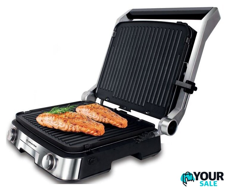 Электрогриль Brayer BR2001 - Изображение №2 — Интернет-магазин Your Sale