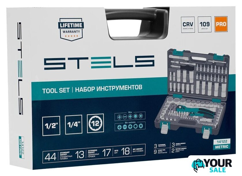 Универсальный набор инструментов Stels 14122 (109 предметов) - Изображение №26 — Интернет-магазин Your Sale