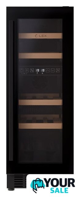 Винный шкаф LEX LWD3017BL Dual Zone - Изображение №5 — Интернет-магазин Your Sale